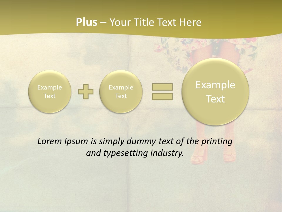 Dream Vintage Female PowerPoint Template