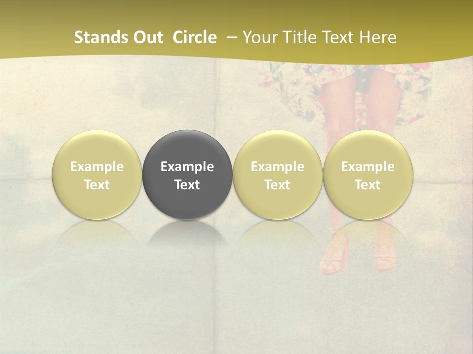 Dream Vintage Female PowerPoint Template