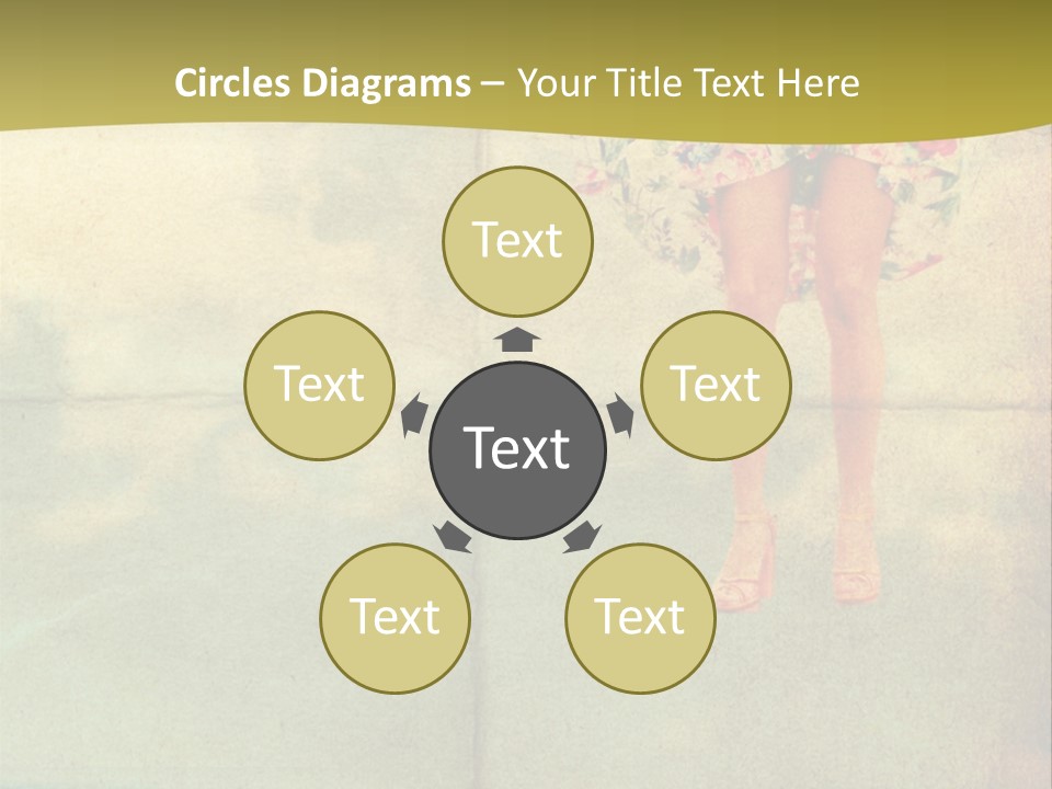 Dream Vintage Female PowerPoint Template