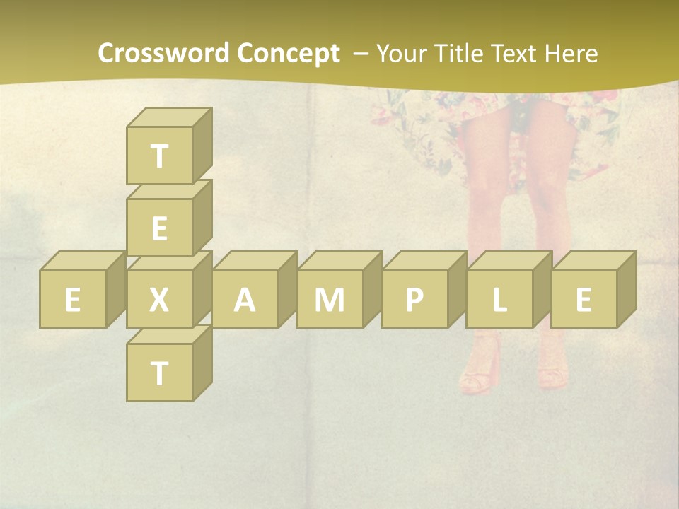 Dream Vintage Female PowerPoint Template