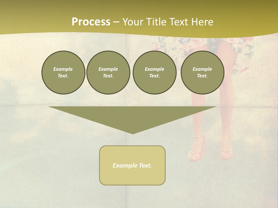 Dream Vintage Female PowerPoint Template