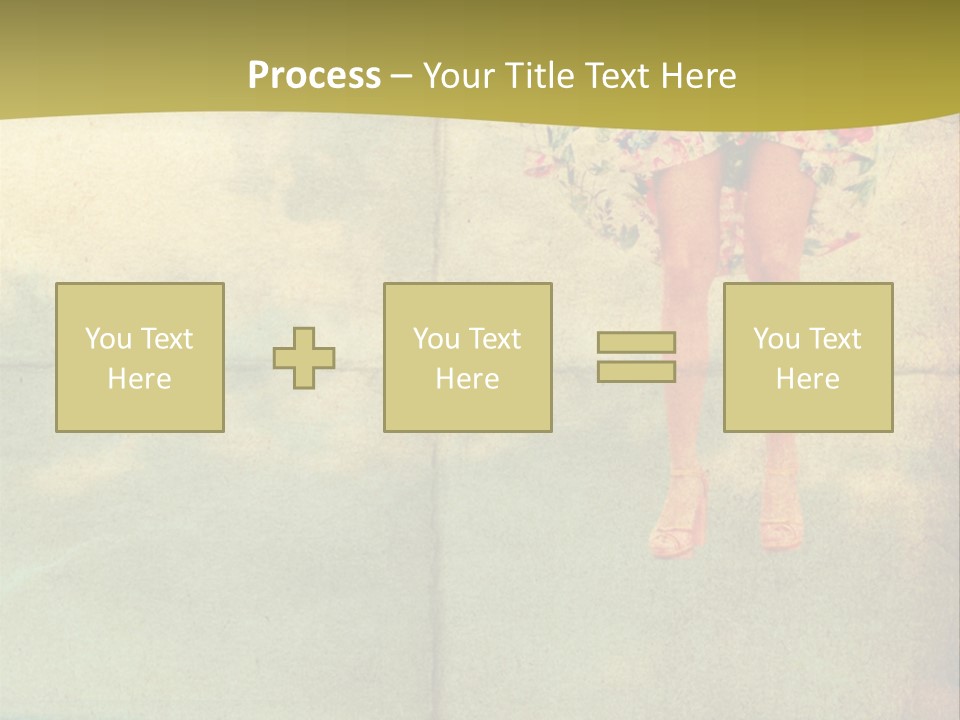 Dream Vintage Female PowerPoint Template