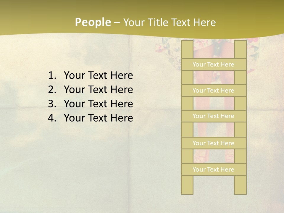 Dream Vintage Female PowerPoint Template