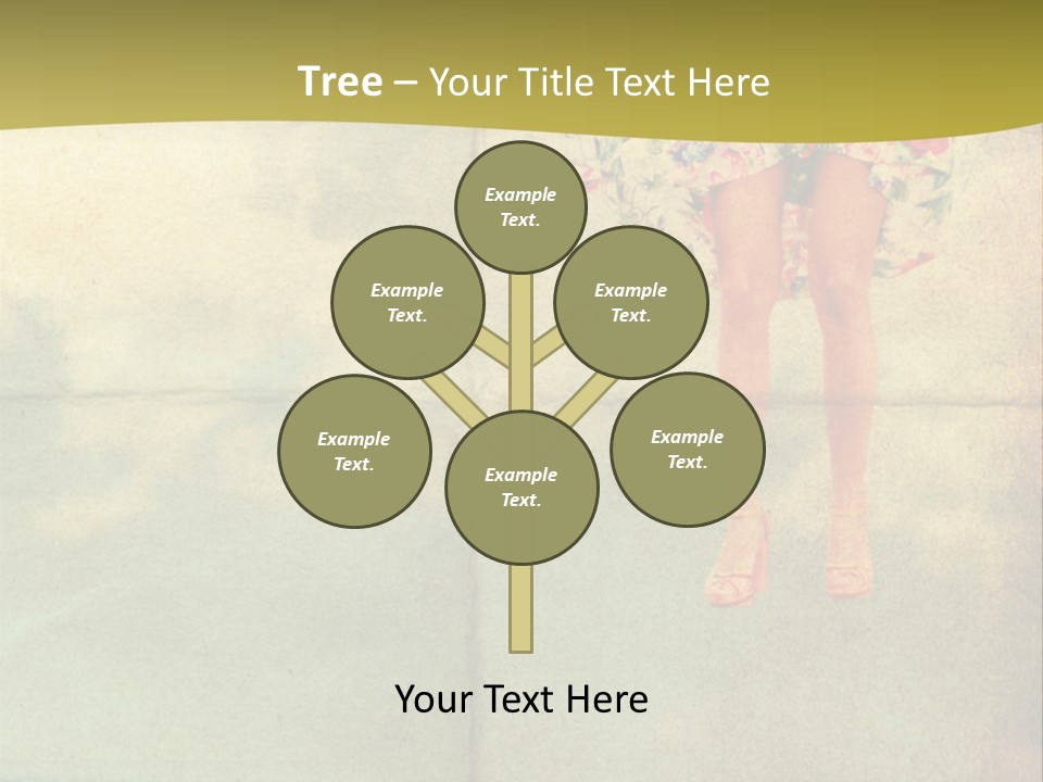 Dream Vintage Female PowerPoint Template