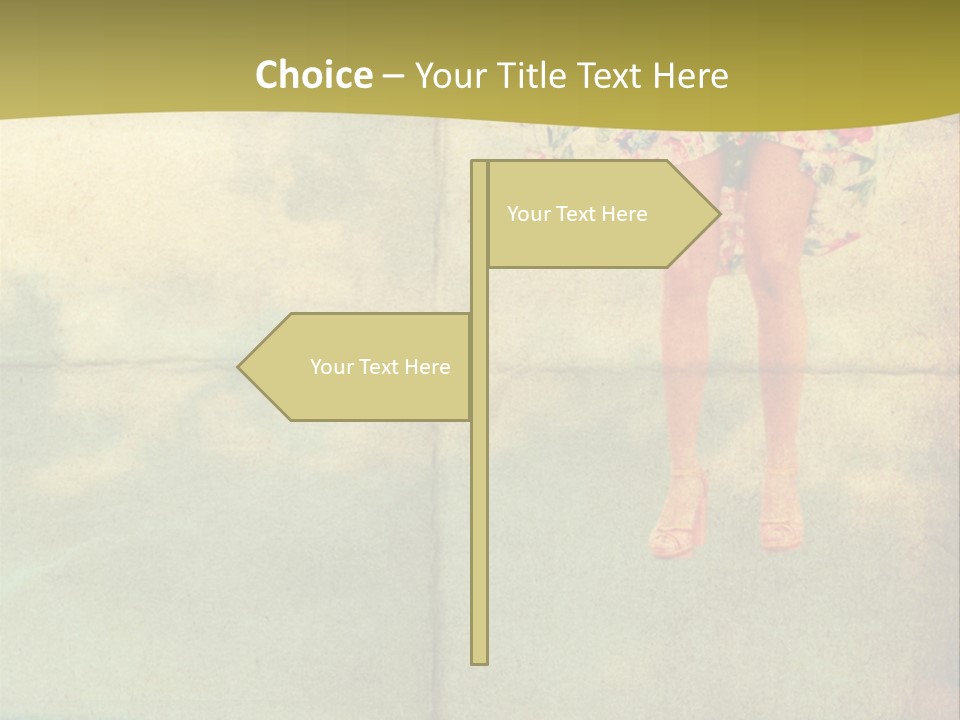 Dream Vintage Female PowerPoint Template