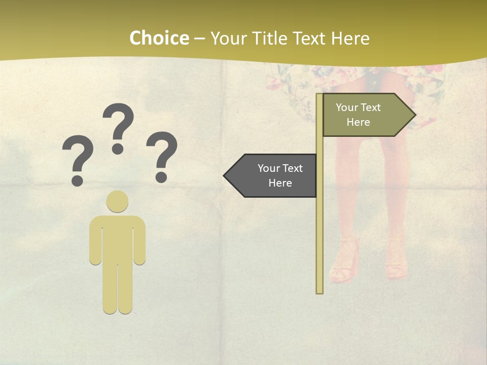 Dream Vintage Female PowerPoint Template