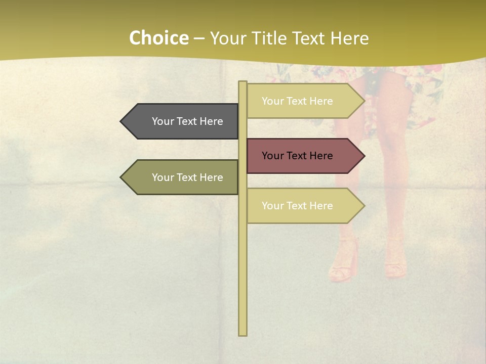 Dream Vintage Female PowerPoint Template