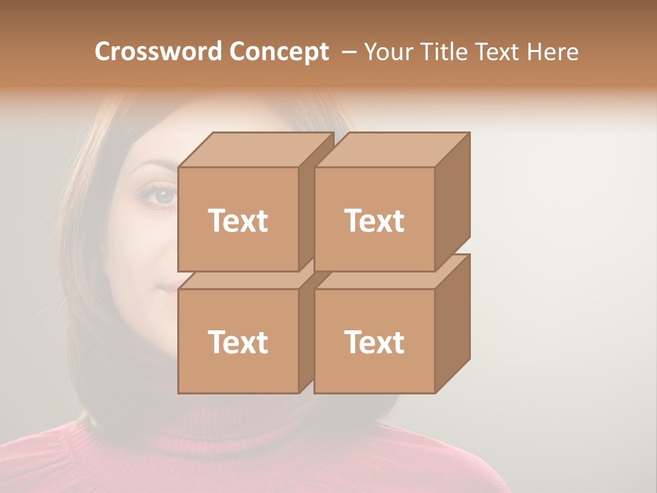 Caucasian Natural Attractive PowerPoint Template