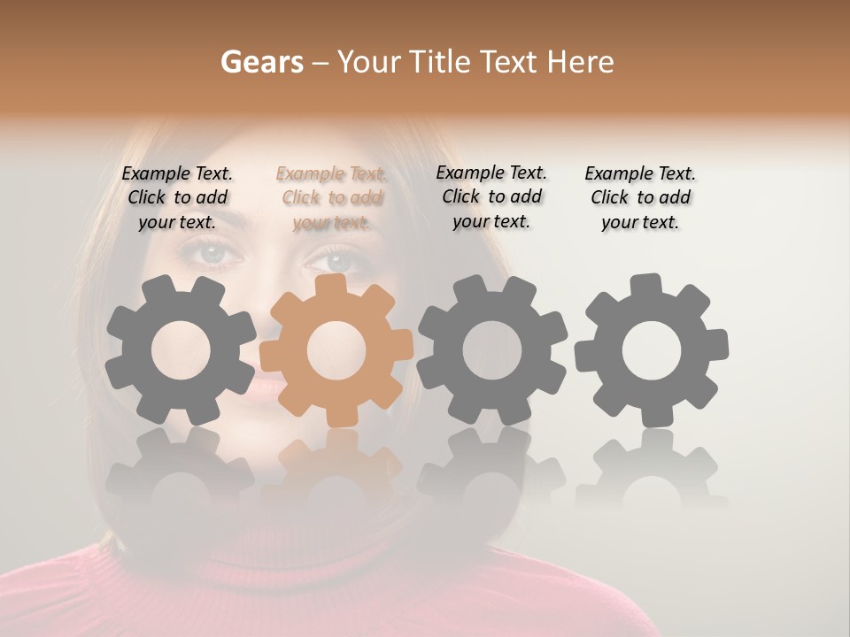 Caucasian Natural Attractive PowerPoint Template