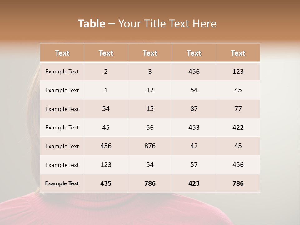 Caucasian Natural Attractive PowerPoint Template
