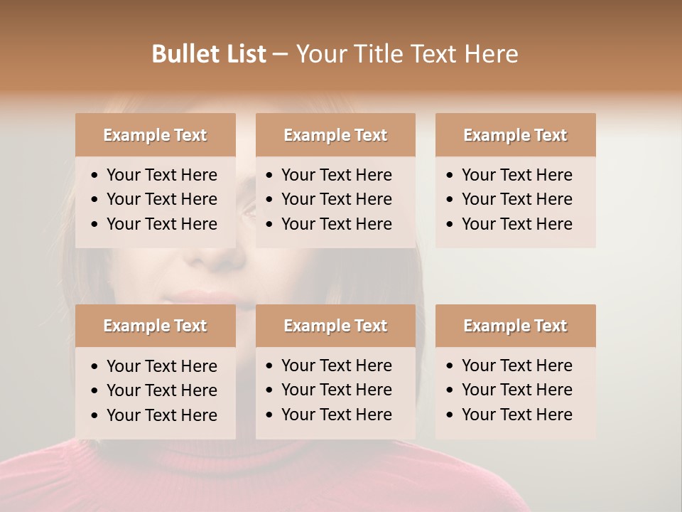 Caucasian Natural Attractive PowerPoint Template