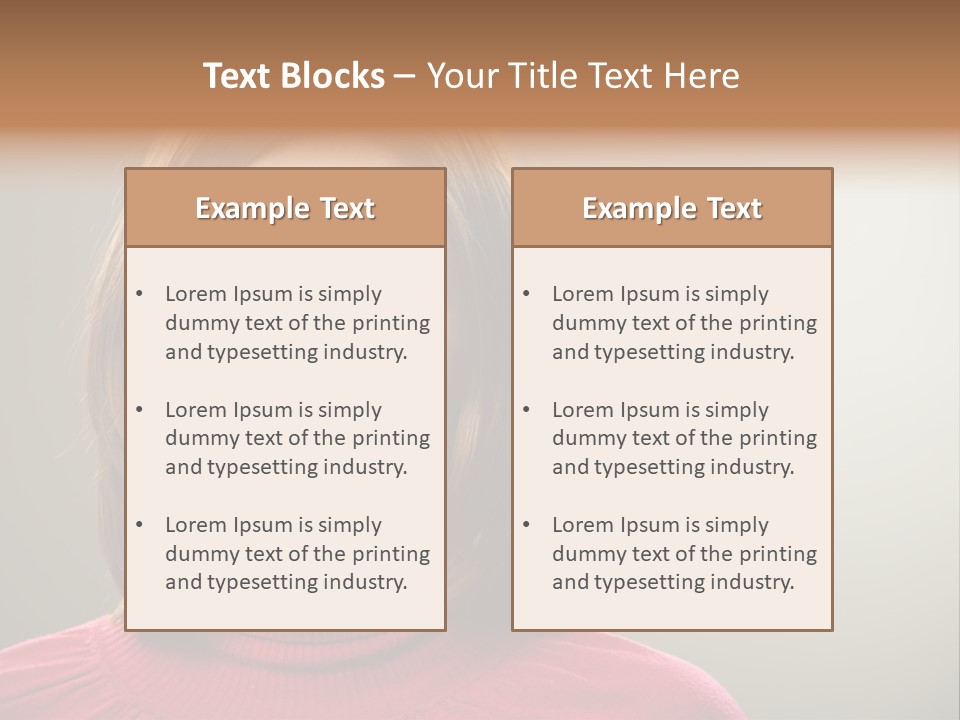 Caucasian Natural Attractive PowerPoint Template