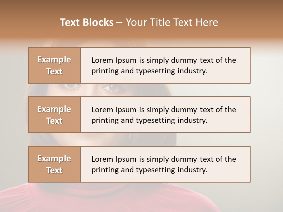 Caucasian Natural Attractive PowerPoint Template