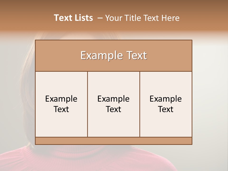 Caucasian Natural Attractive PowerPoint Template