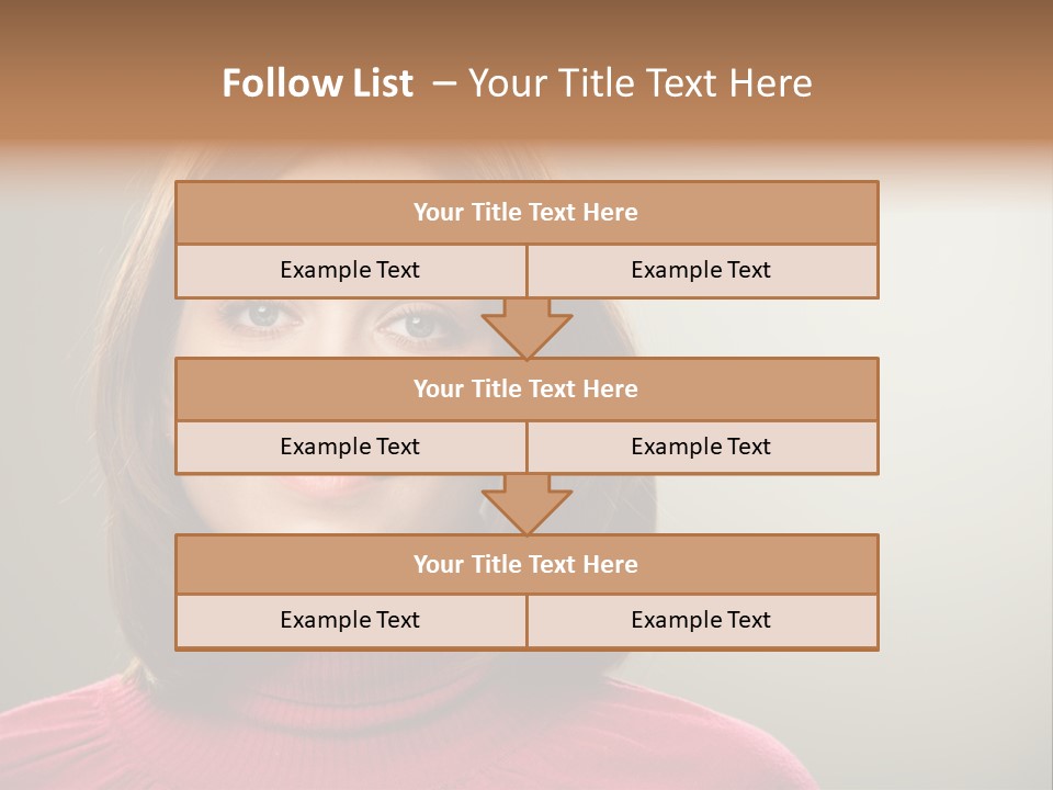 Caucasian Natural Attractive PowerPoint Template