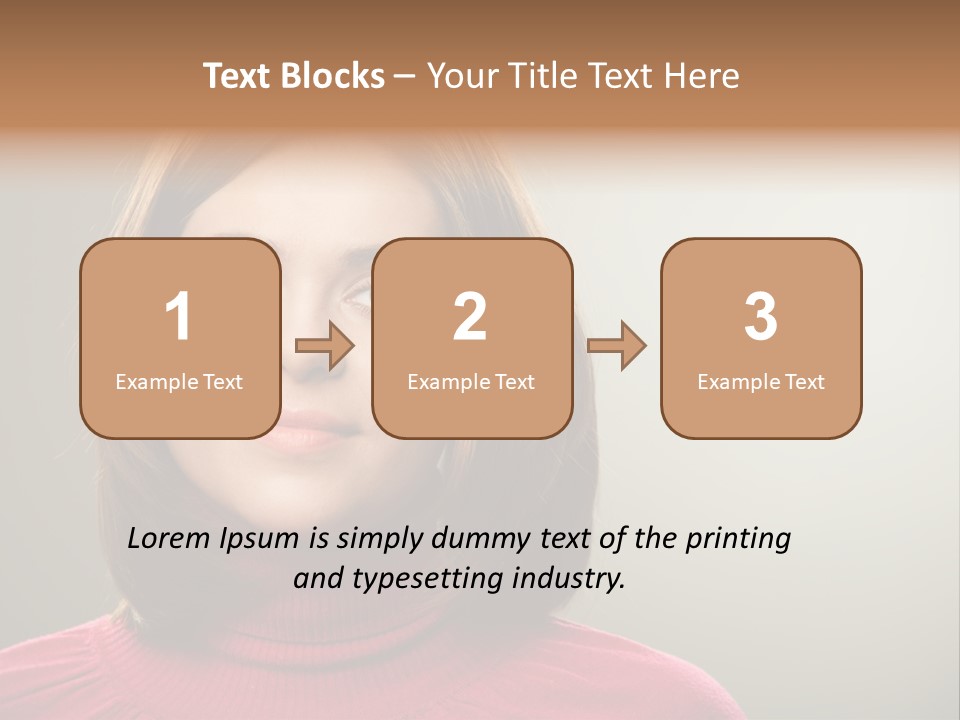Caucasian Natural Attractive PowerPoint Template