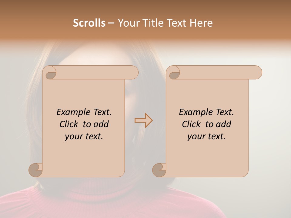 Caucasian Natural Attractive PowerPoint Template