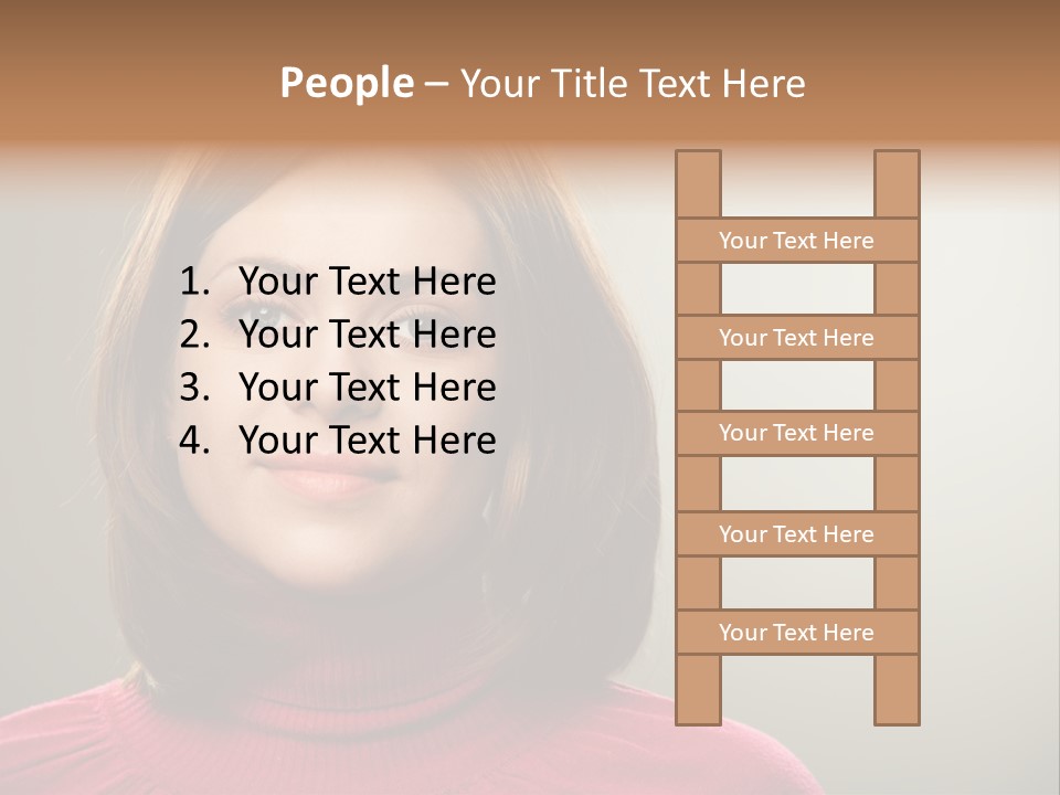Caucasian Natural Attractive PowerPoint Template