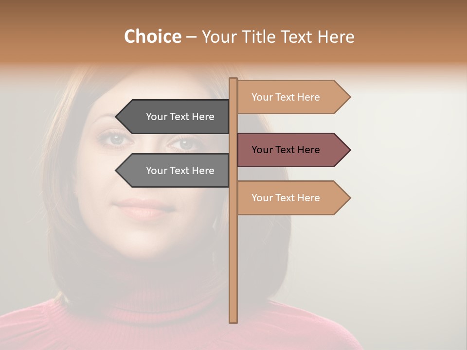 Caucasian Natural Attractive PowerPoint Template