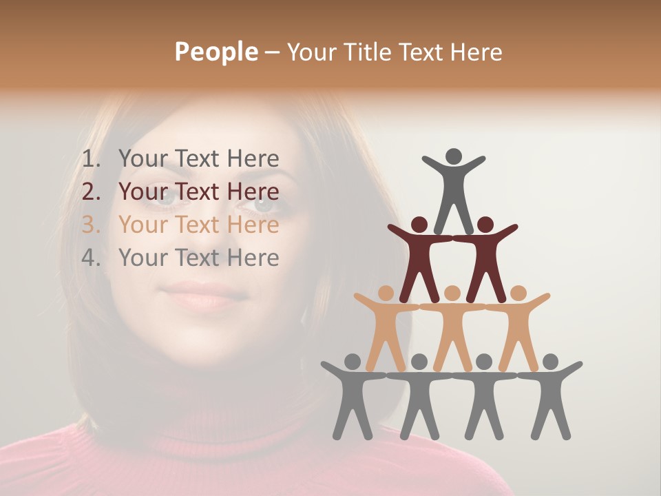 Caucasian Natural Attractive PowerPoint Template