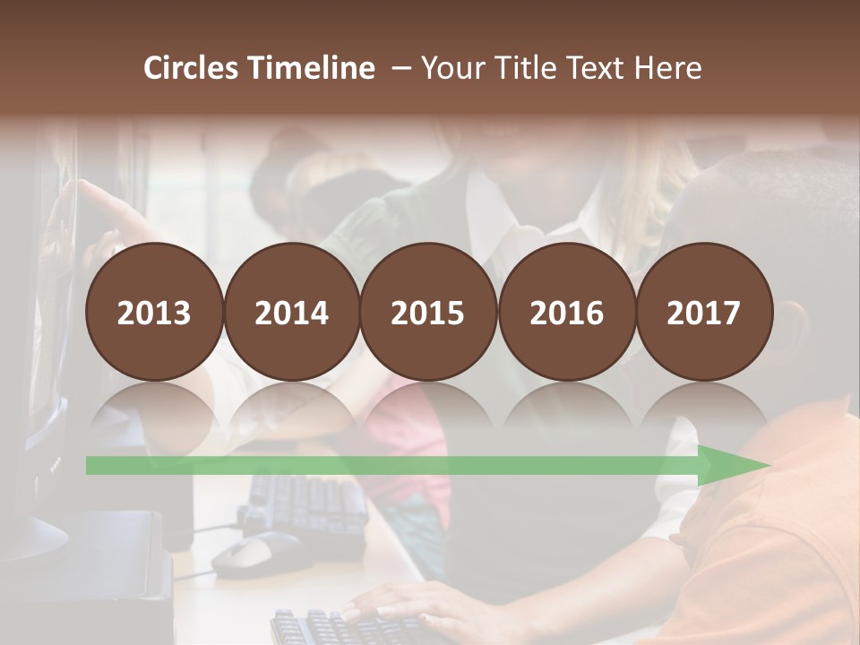 Boy Pupil Multi Ethnic PowerPoint Template