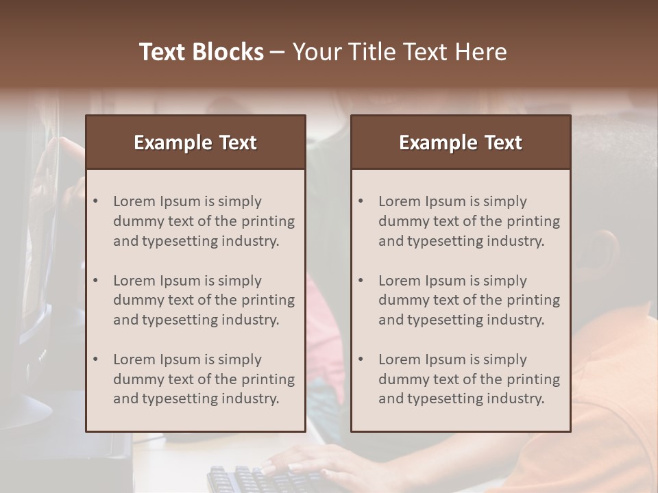 Boy Pupil Multi Ethnic PowerPoint Template