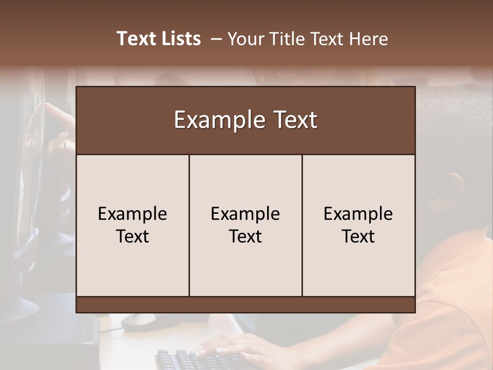 Boy Pupil Multi Ethnic PowerPoint Template