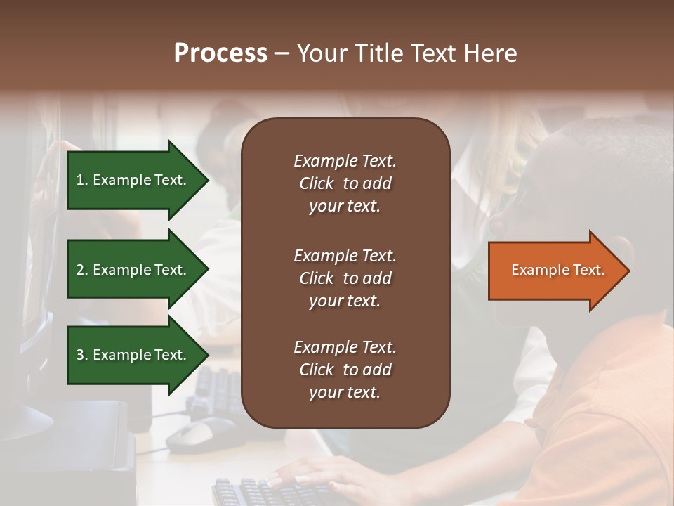 Boy Pupil Multi Ethnic PowerPoint Template