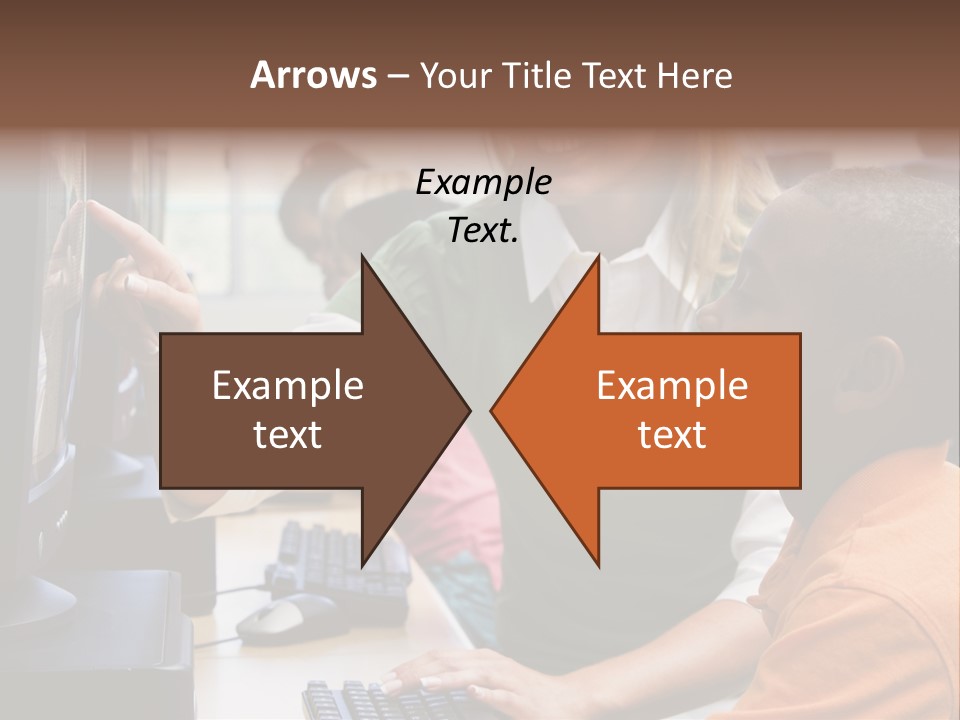 Boy Pupil Multi Ethnic PowerPoint Template