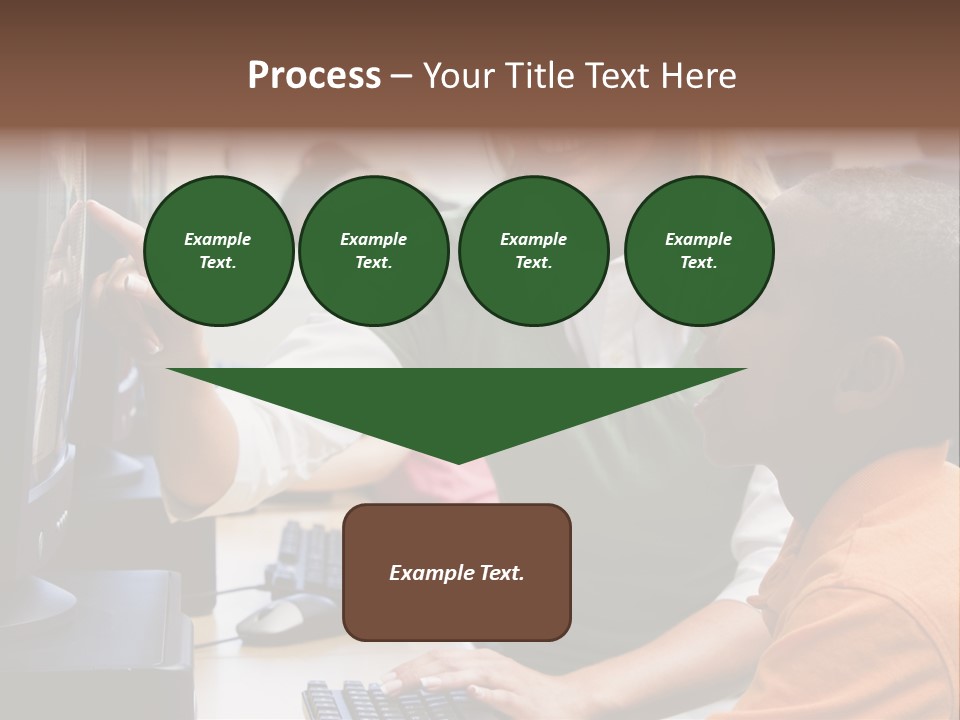 Boy Pupil Multi Ethnic PowerPoint Template