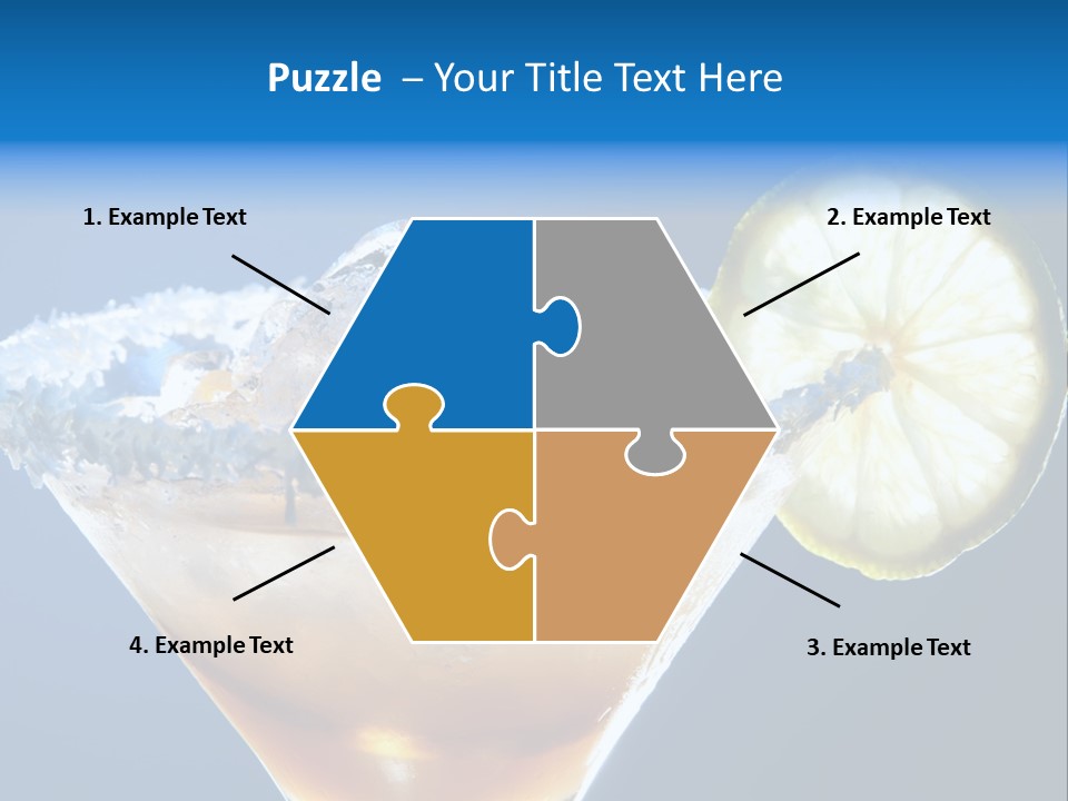 Refreshment Lime Citrus PowerPoint Template