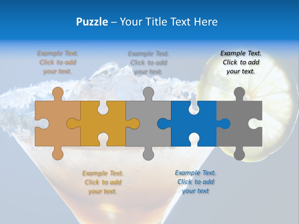 Refreshment Lime Citrus PowerPoint Template