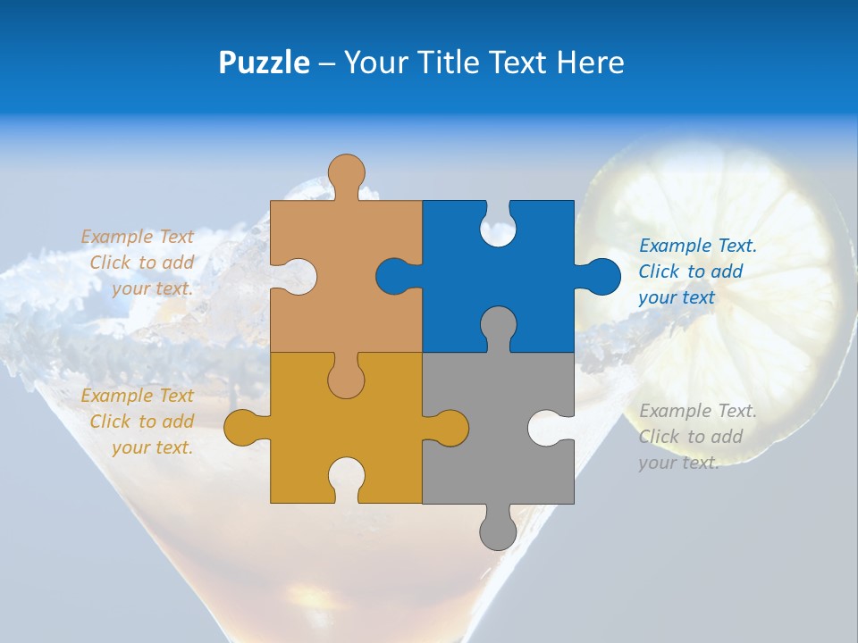 Refreshment Lime Citrus PowerPoint Template