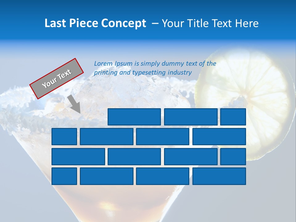 Refreshment Lime Citrus PowerPoint Template