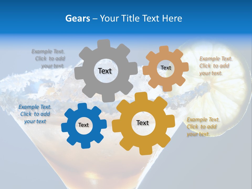Refreshment Lime Citrus PowerPoint Template