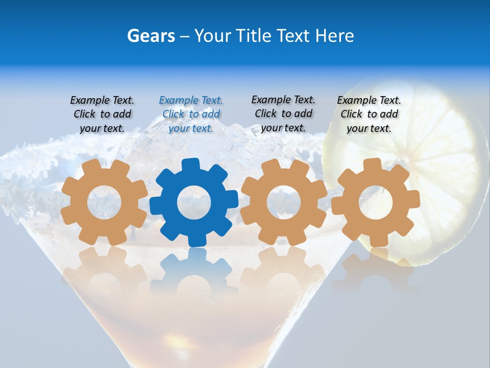 Refreshment Lime Citrus PowerPoint Template