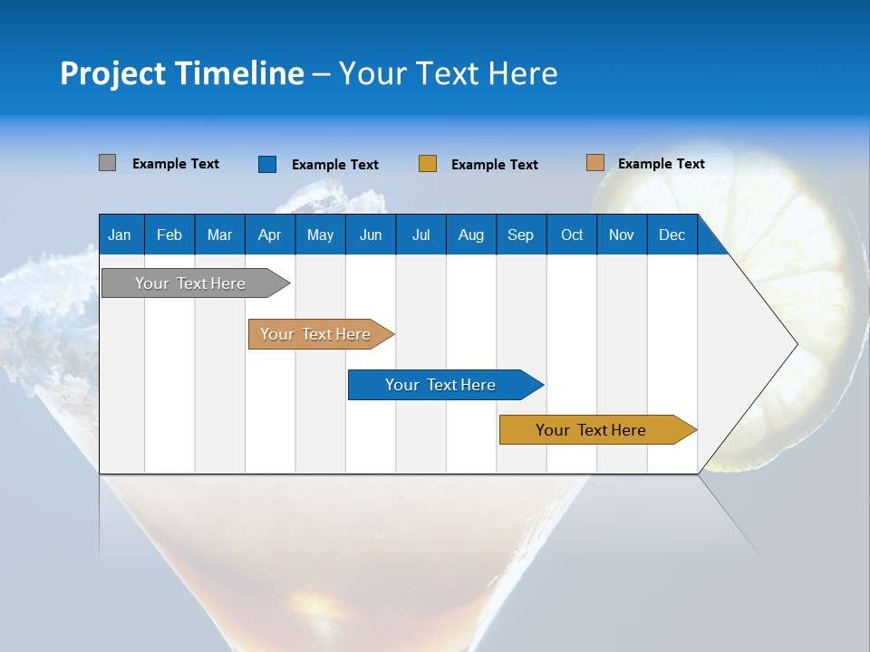 Refreshment Lime Citrus PowerPoint Template