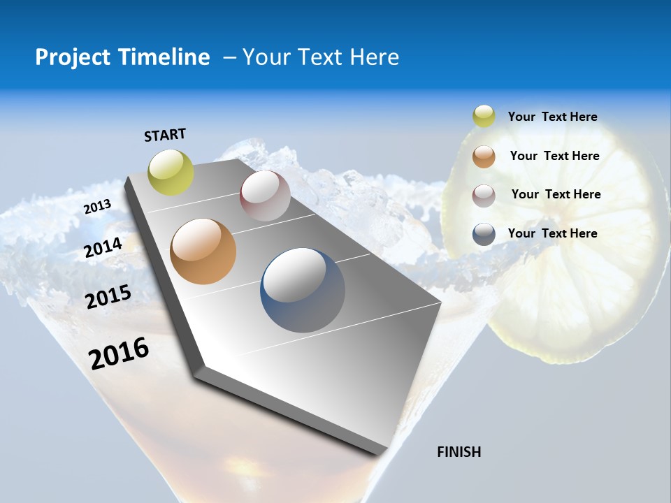Refreshment Lime Citrus PowerPoint Template