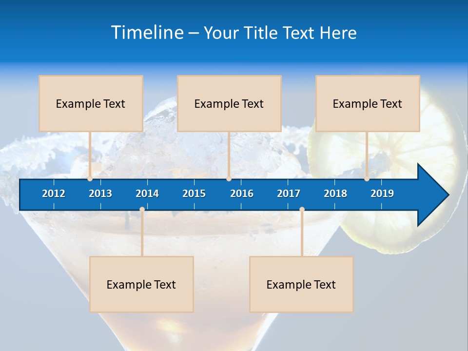 Refreshment Lime Citrus PowerPoint Template