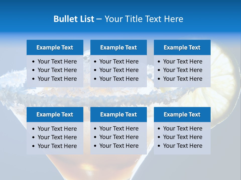 Refreshment Lime Citrus PowerPoint Template