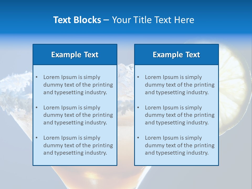 Refreshment Lime Citrus PowerPoint Template