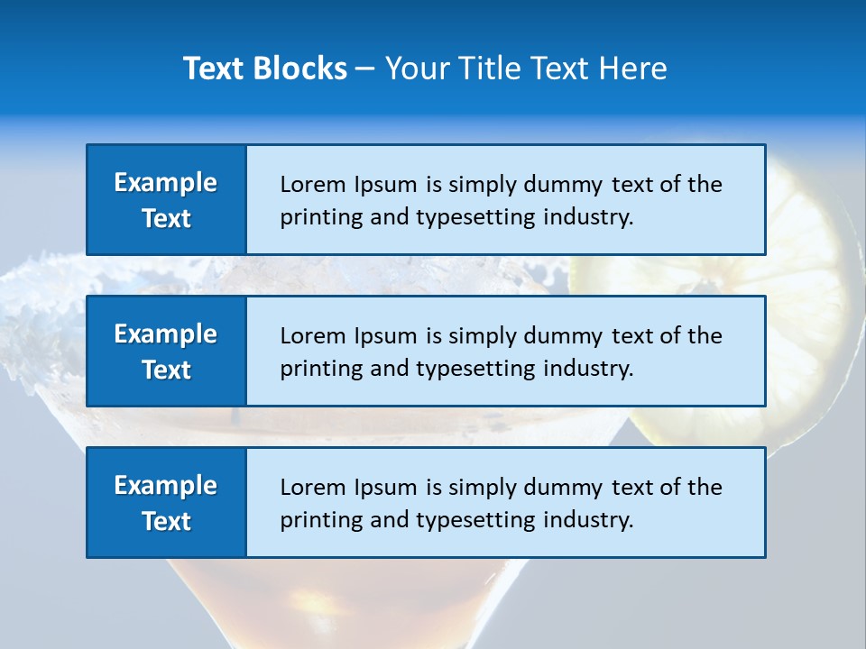 Refreshment Lime Citrus PowerPoint Template