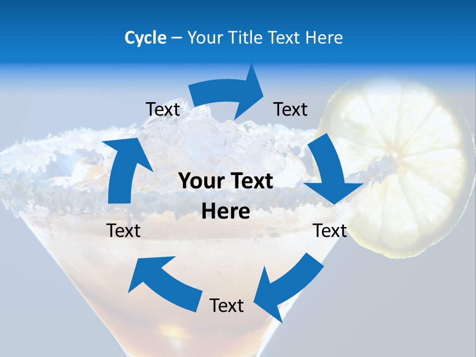 Refreshment Lime Citrus PowerPoint Template
