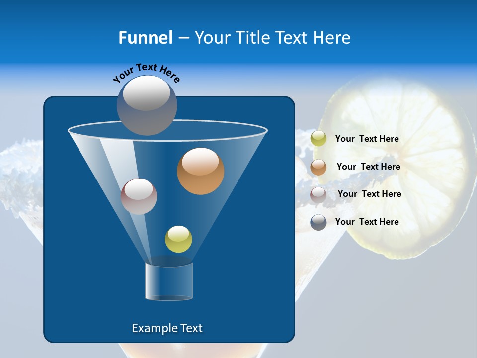 Refreshment Lime Citrus PowerPoint Template