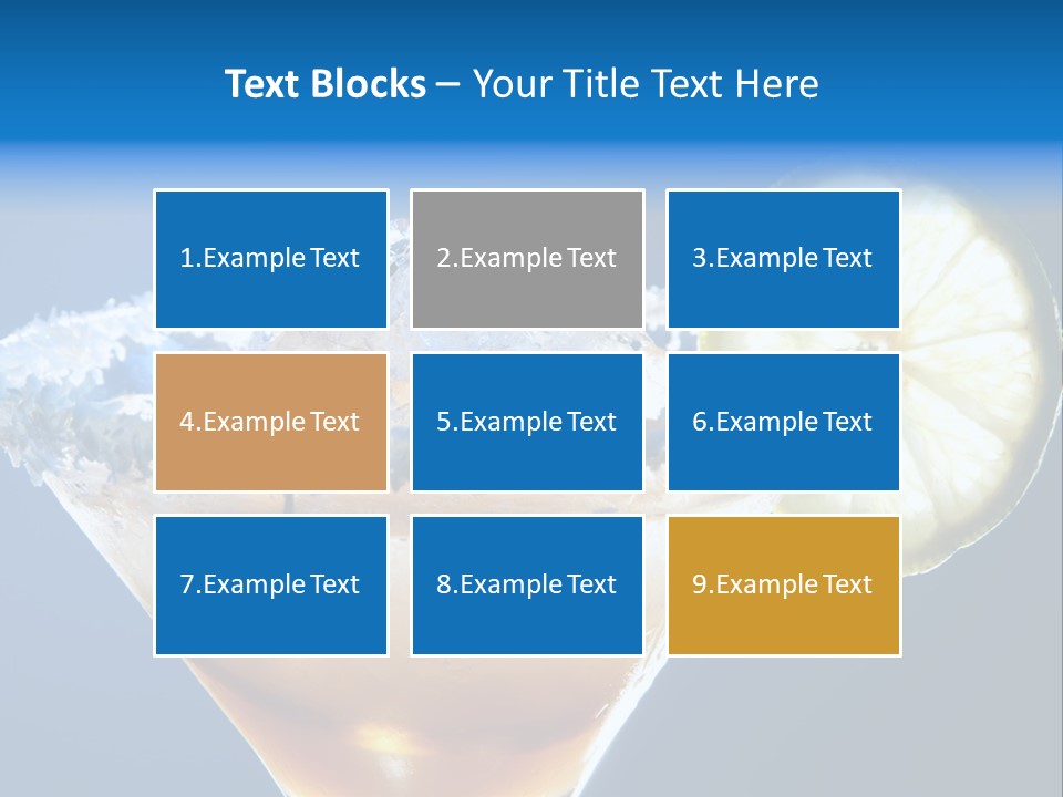 Refreshment Lime Citrus PowerPoint Template