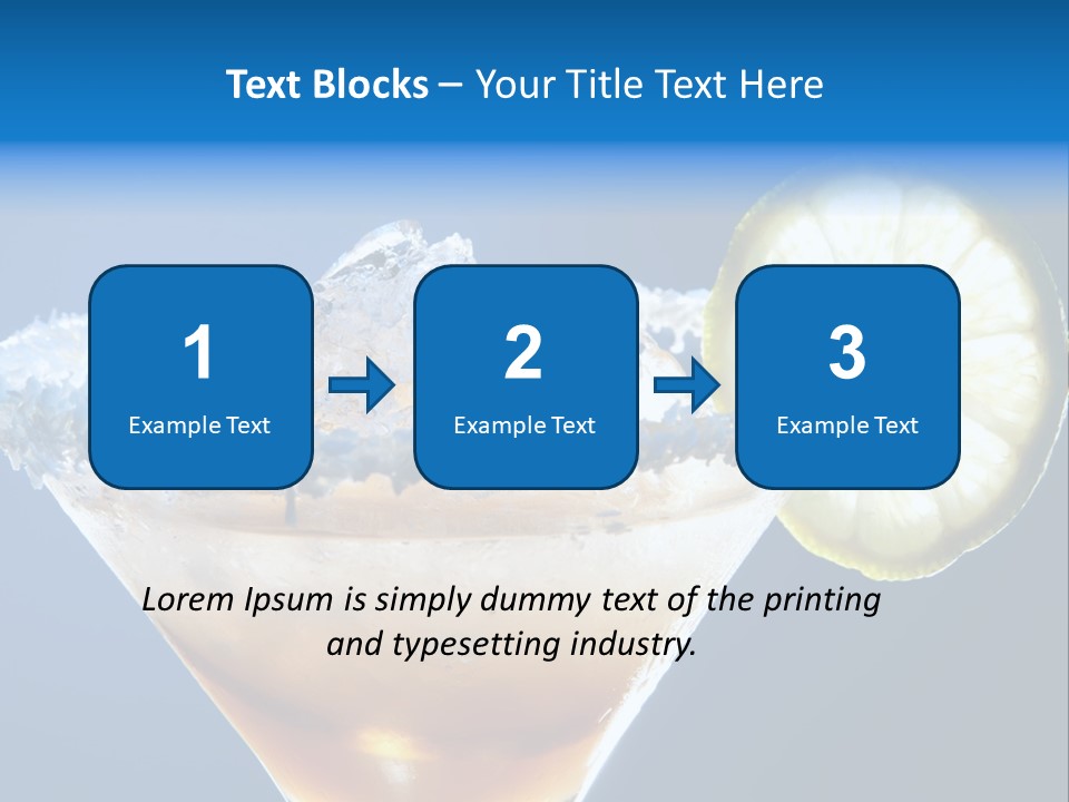 Refreshment Lime Citrus PowerPoint Template