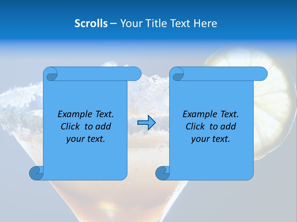 Refreshment Lime Citrus PowerPoint Template