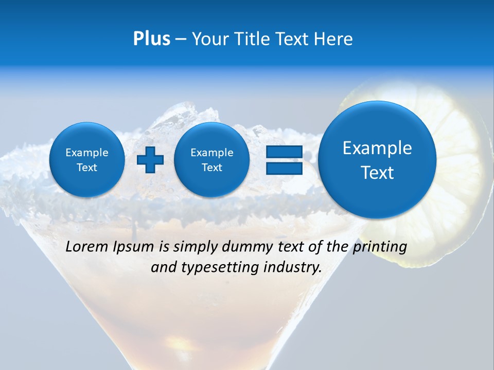 Refreshment Lime Citrus PowerPoint Template