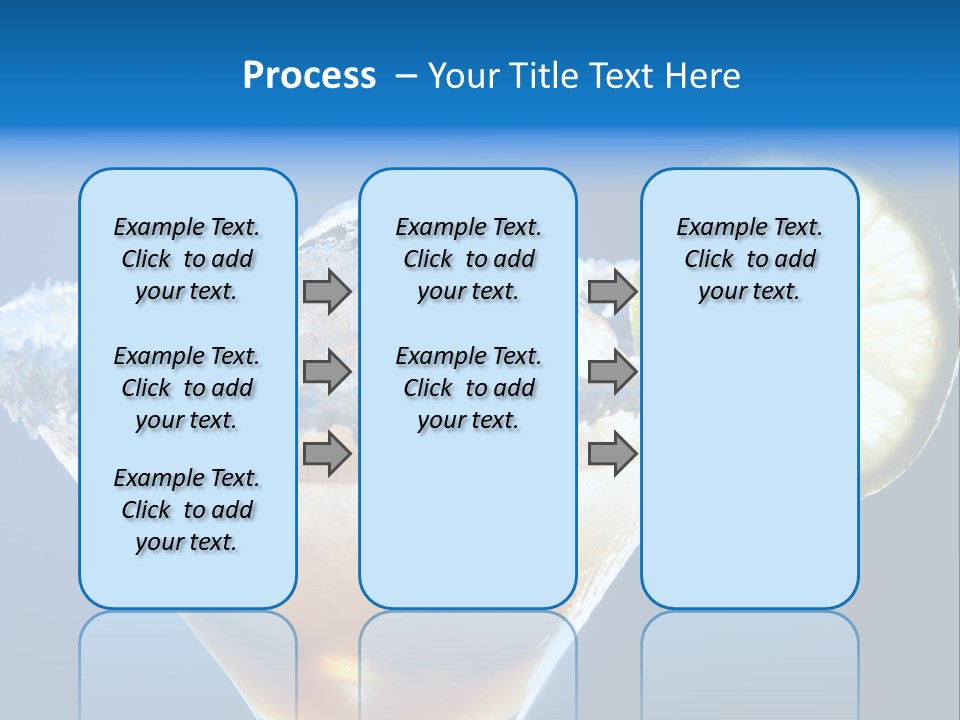 Refreshment Lime Citrus PowerPoint Template