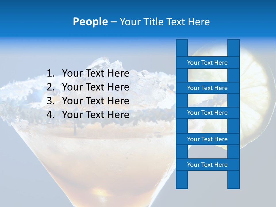 Refreshment Lime Citrus PowerPoint Template
